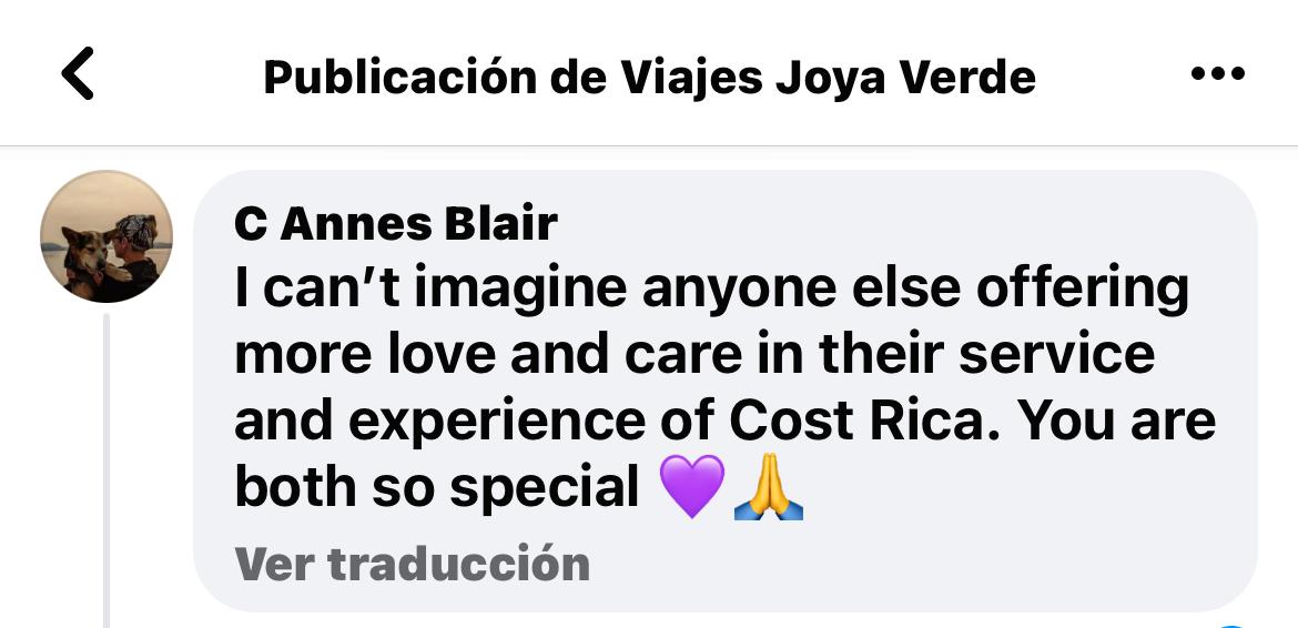 Testimonio de C Annes Blair